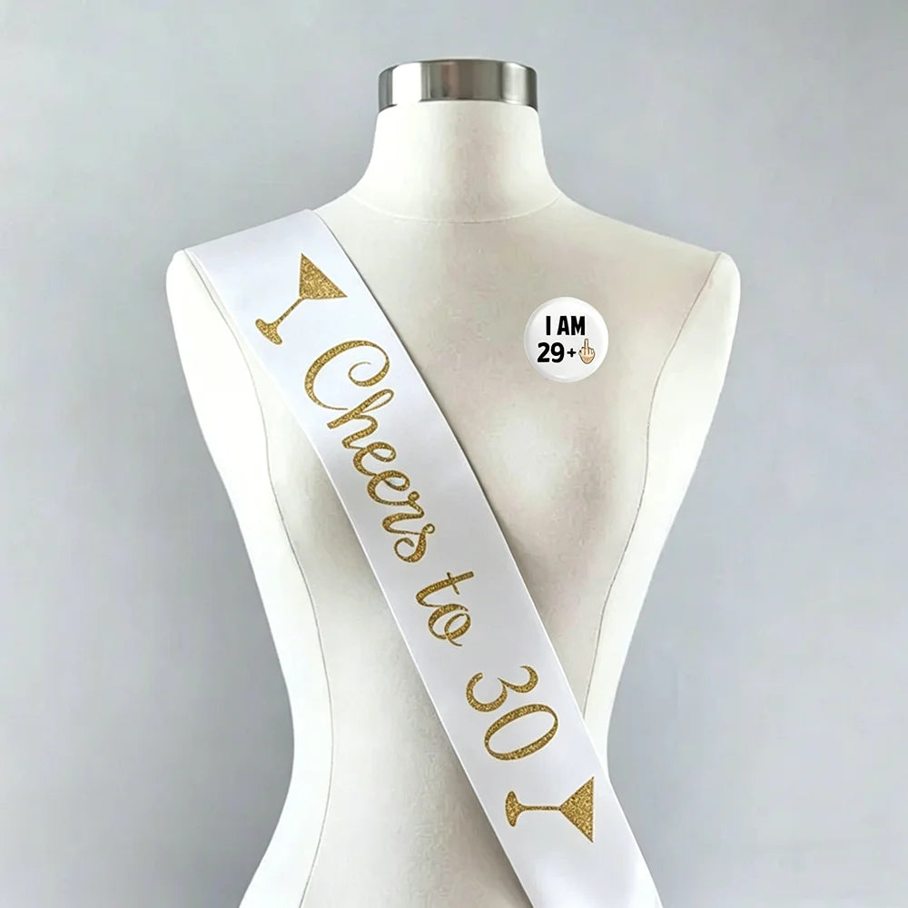 40th Birthday Sashes