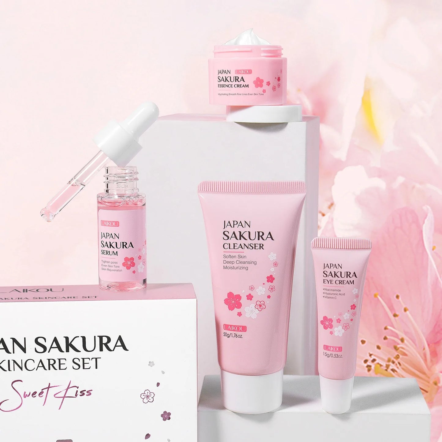 4 pcs Premium Japanese Skin Care Set