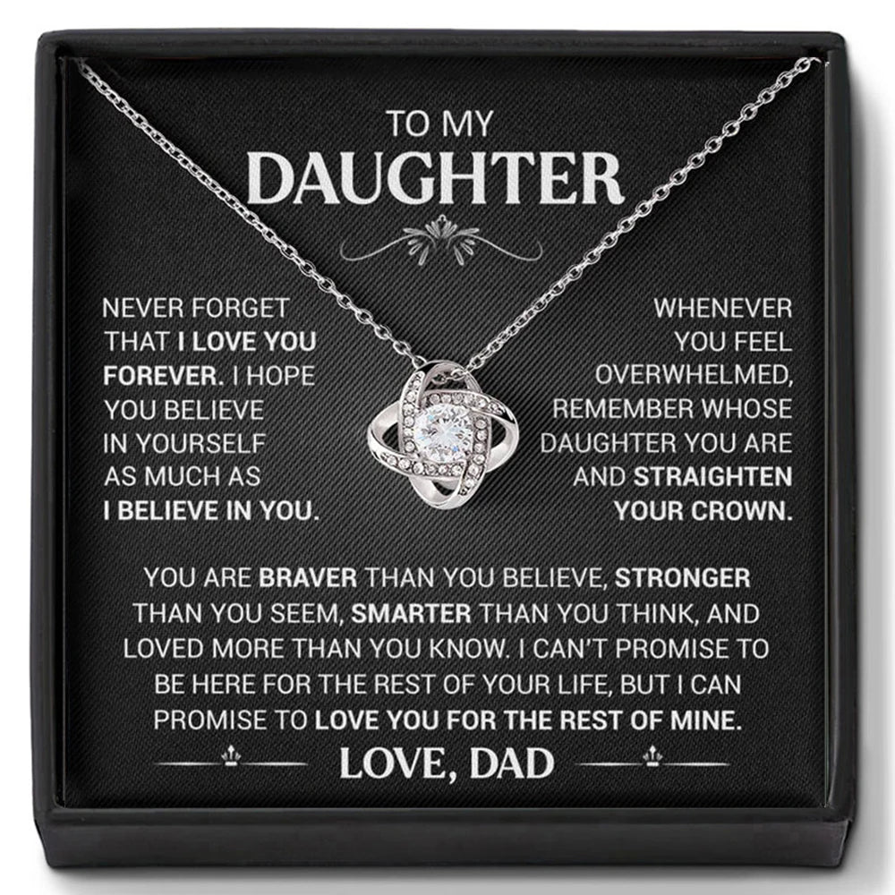 For Daughter from Dad | Infinity Necklace