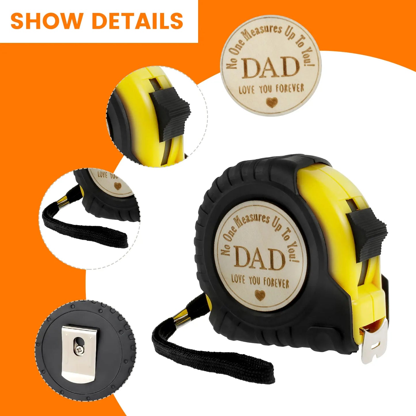 No One Measures To You | Measuring Tape for Dad