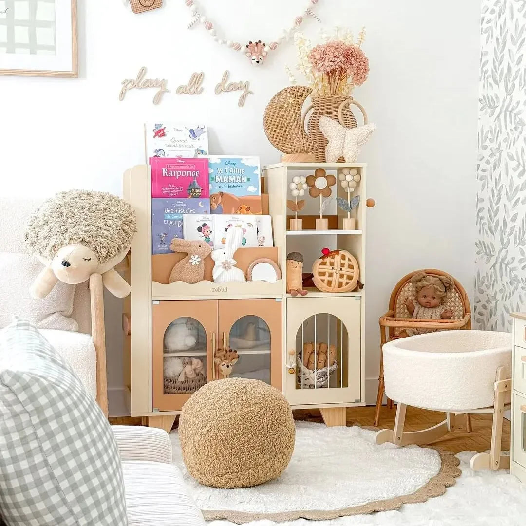 All-in-1 Kids Mini Wooden Cabinet