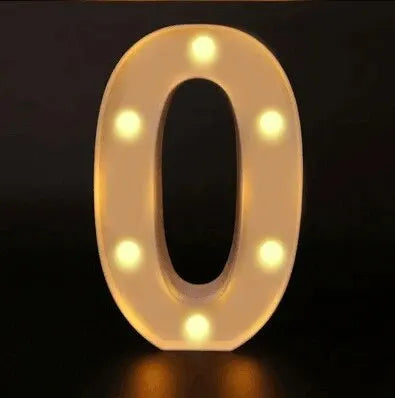 Birthday Number LED Lights | Table Decoration