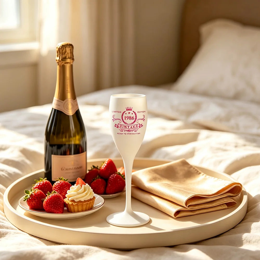 Milestone Birthday Mirror & champagne Cup