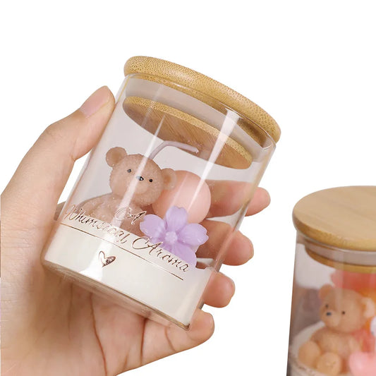 Handmade Teddy Bear Candles | Crafted with Love
