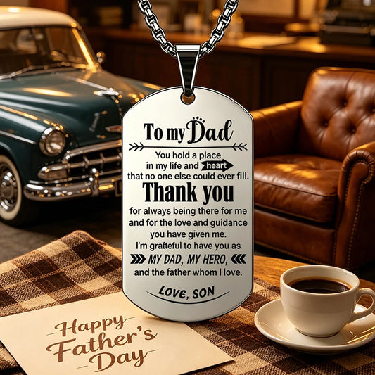 Sentimental Keepsake Chain | For Dad from Son