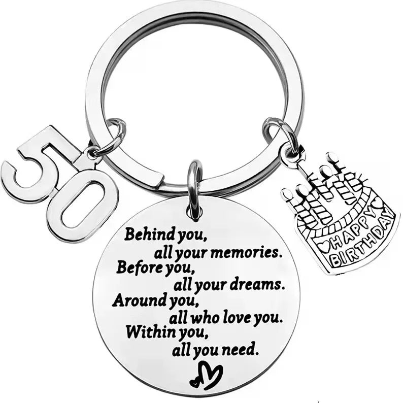Sentimental Birthday Keyring