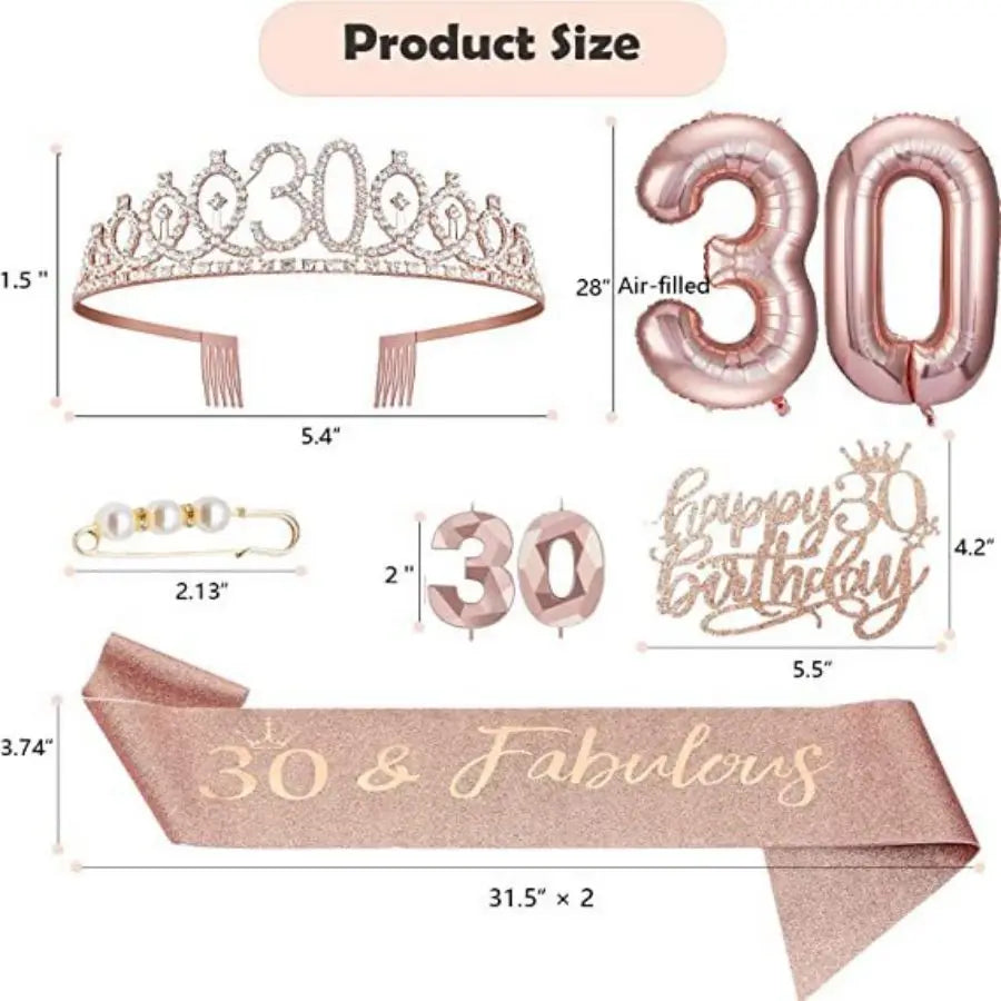 30 & Fabulous Party Set