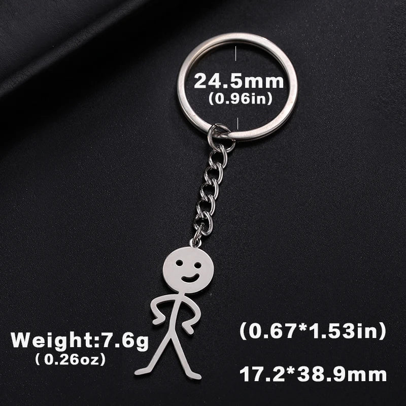 The Fk u Stick Man | Funny Key Rings
