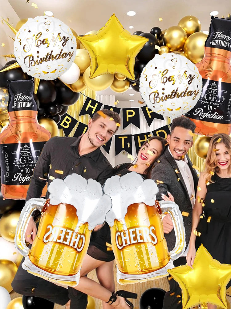 Celebration Birthday balloons  | Whiskey & Beer