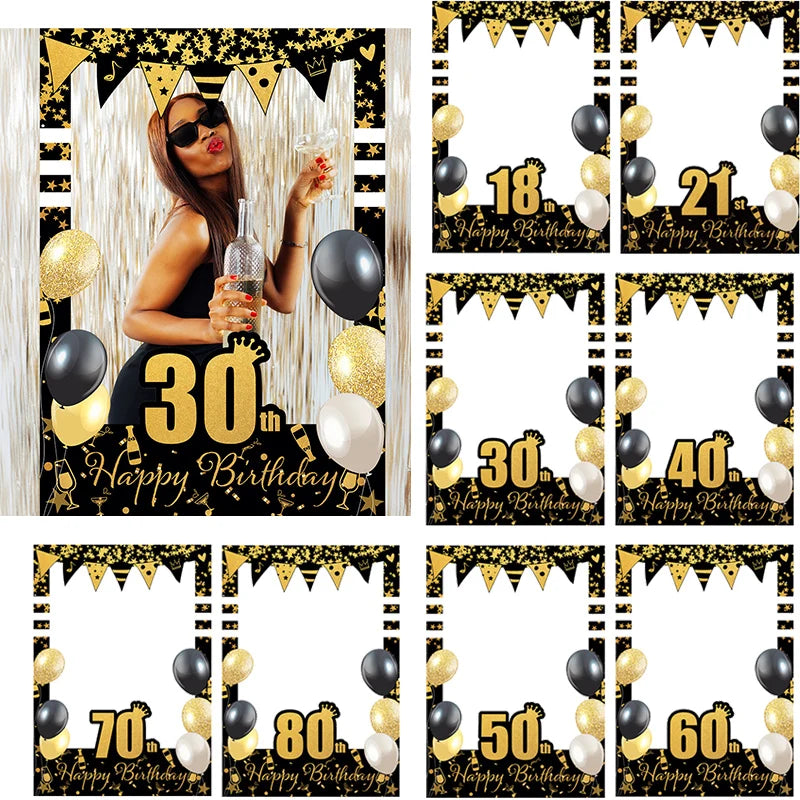 Milestone Birthday Selfie Frames