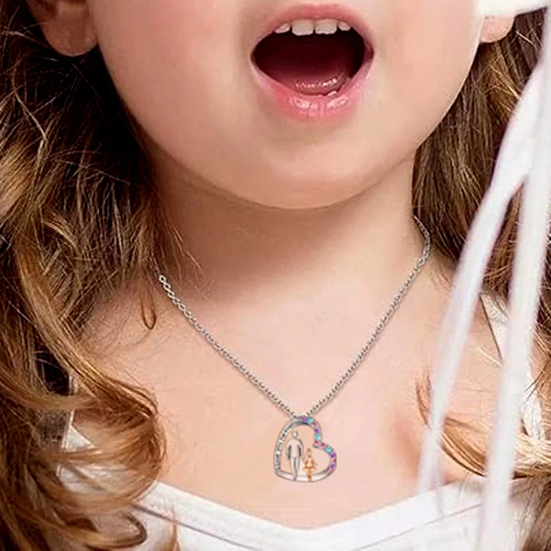 Daughter & Dad Necklace | Forever Connected