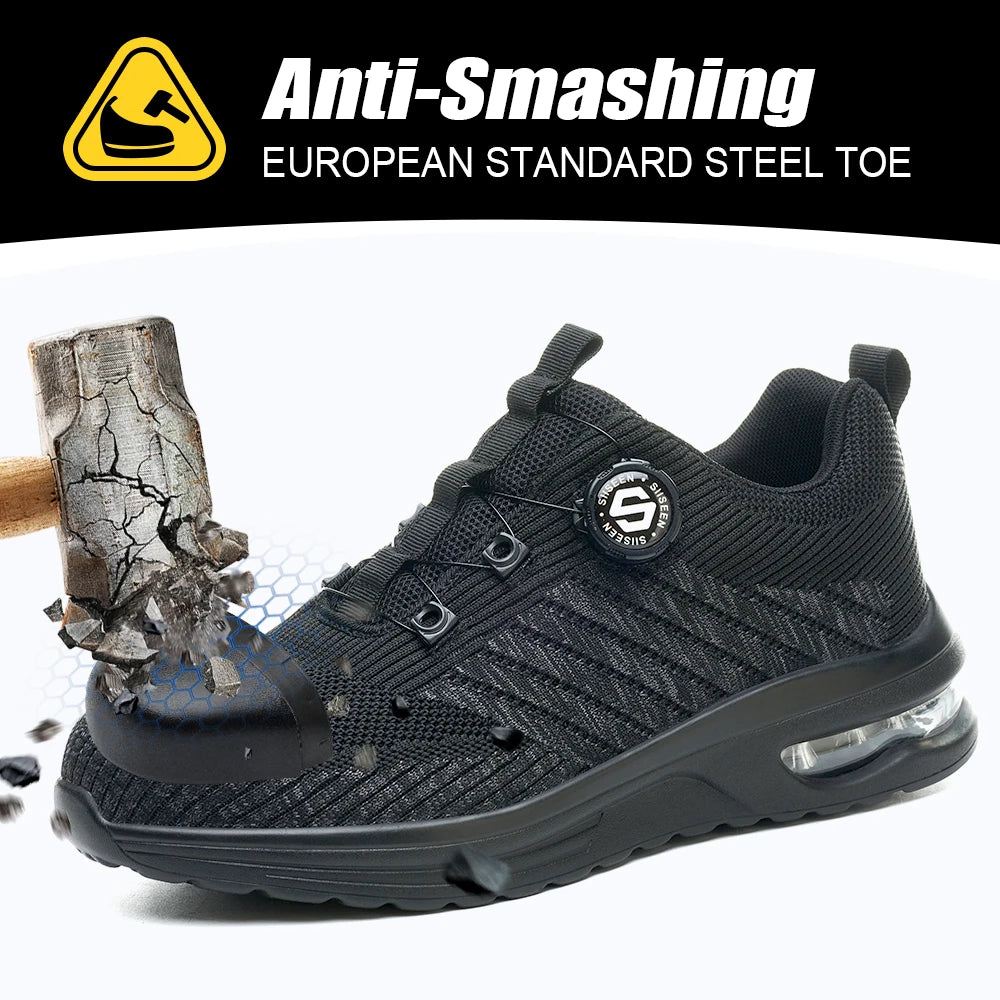 Mens New 2026 Stylish Safety Shoes