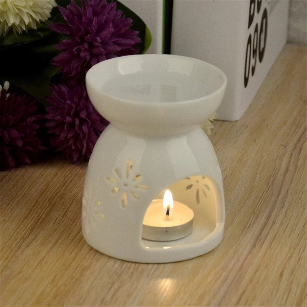Aesthetic White Wax Burner