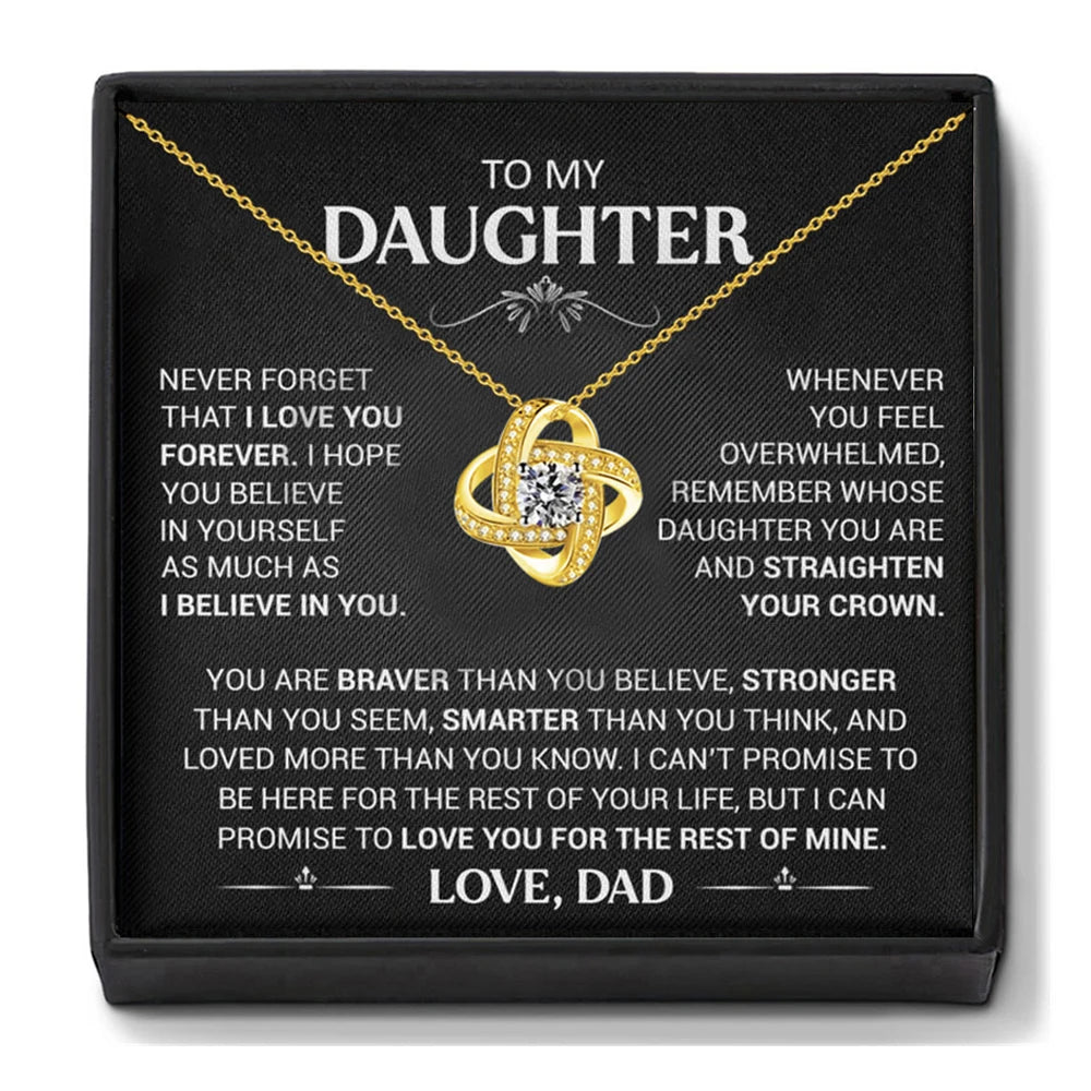 For Daughter from Dad | Infinity Necklace