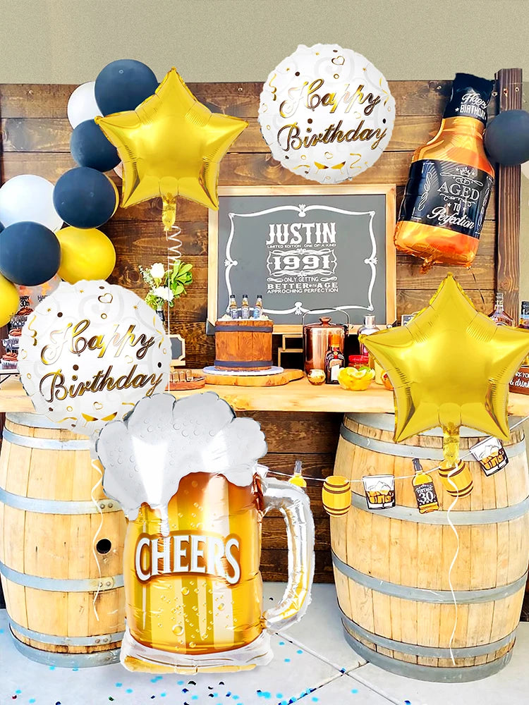Celebration Birthday balloons  | Whiskey & Beer