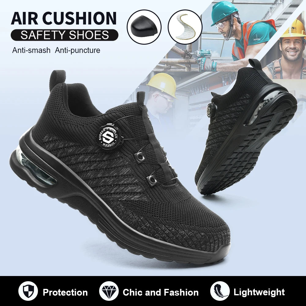 Mens New 2026 Stylish Safety Shoes