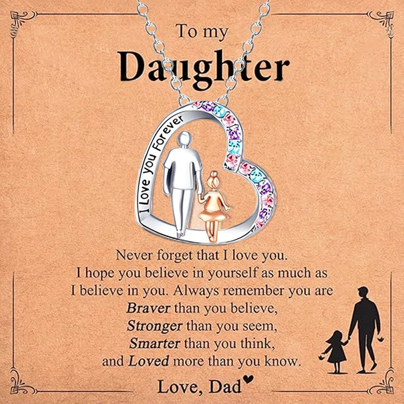 Daughter & Dad Necklace | Forever Connected