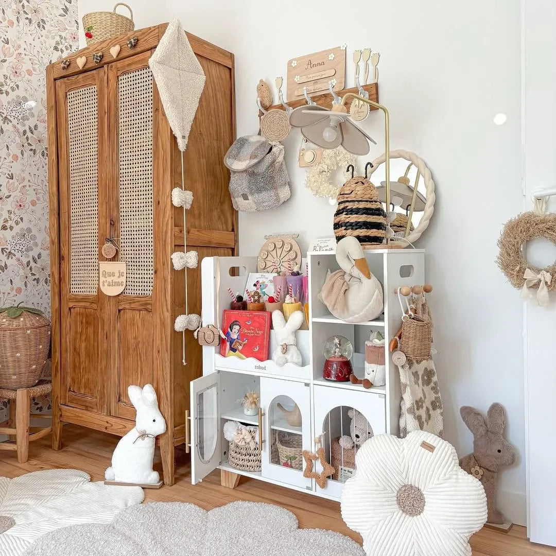 All-in-1 Kids Mini Wooden Cabinet