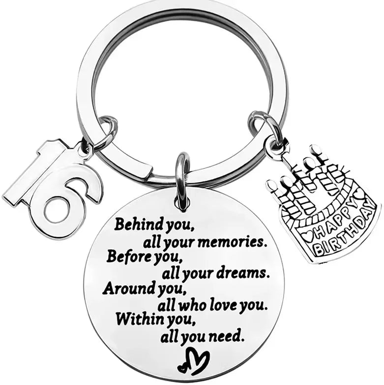 Sentimental Birthday Keyring