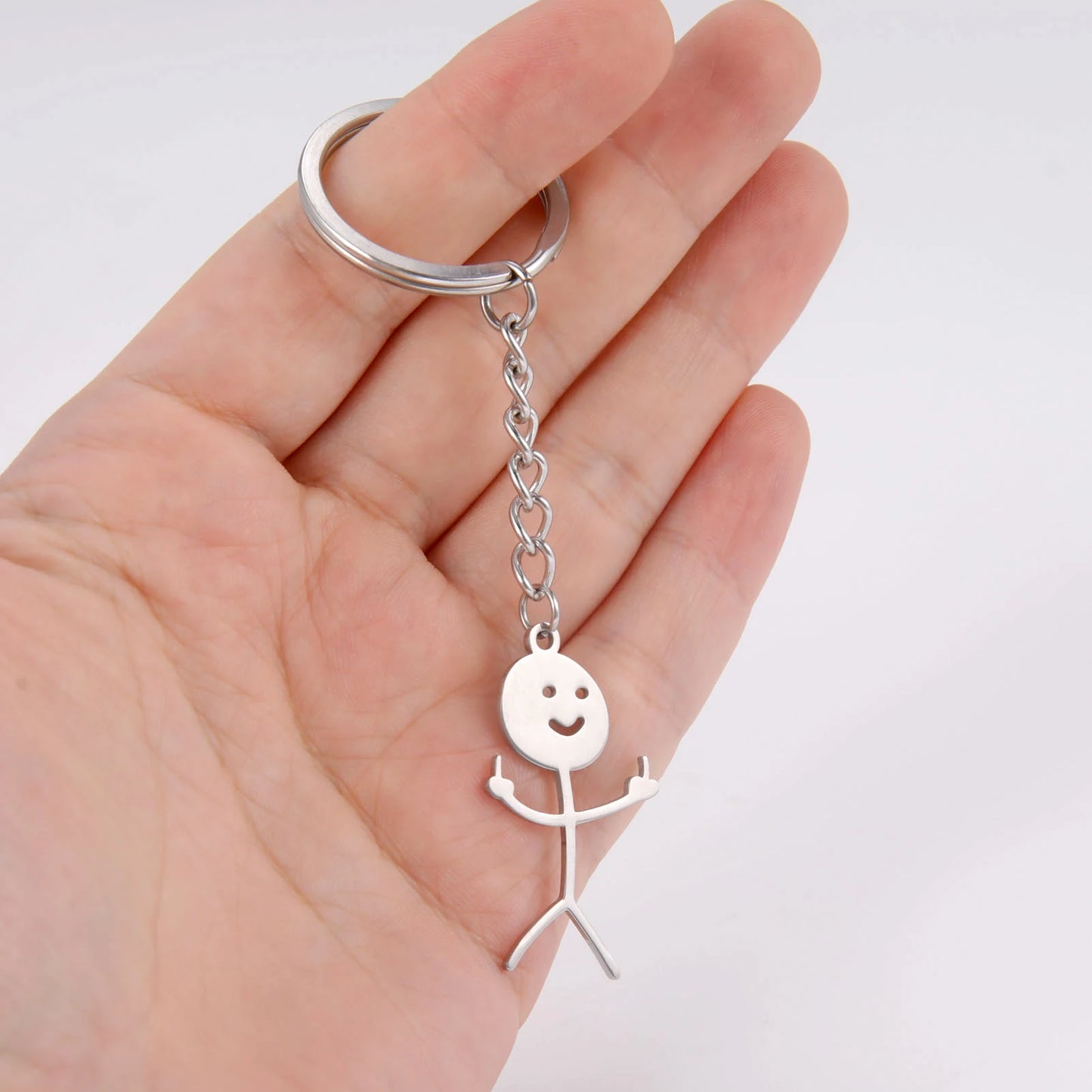 The Fk u Stick Man | Funny Key Rings