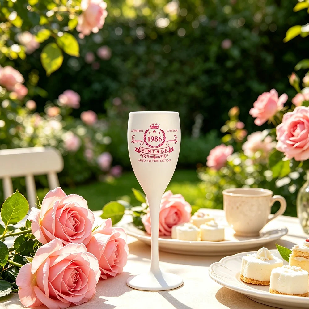 Milestone Birthday Mirror & champagne Cup