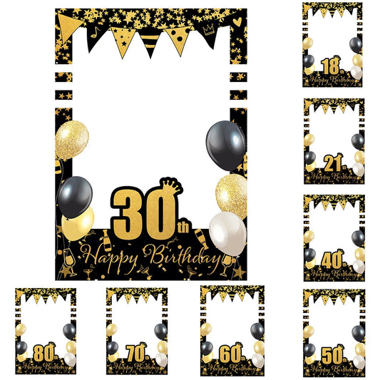 Milestone Birthday Selfie Frames