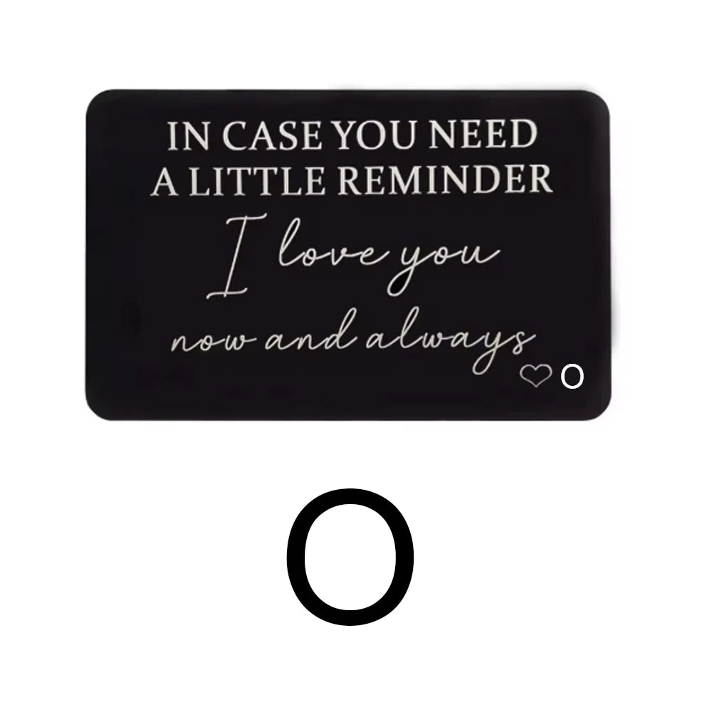 Sentimental Wallet Card Reminder | For Him