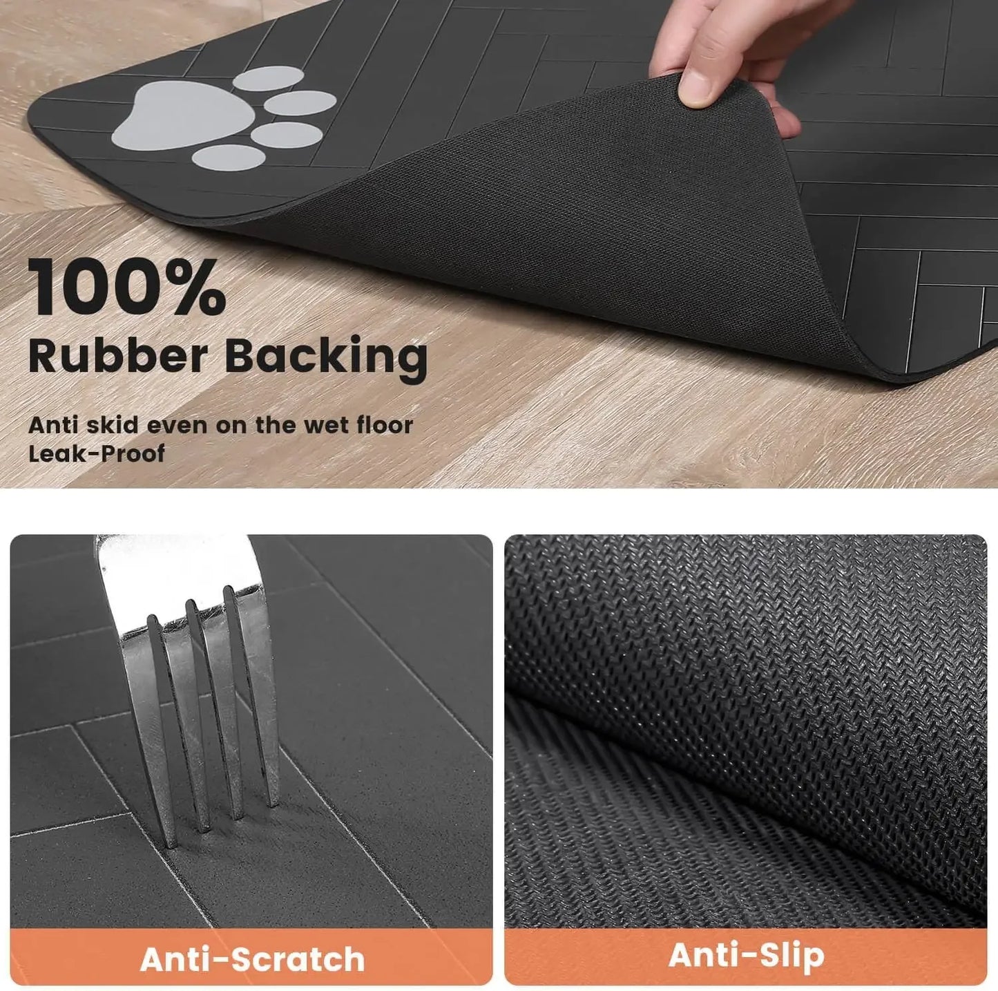 Pets Food and Water Mat