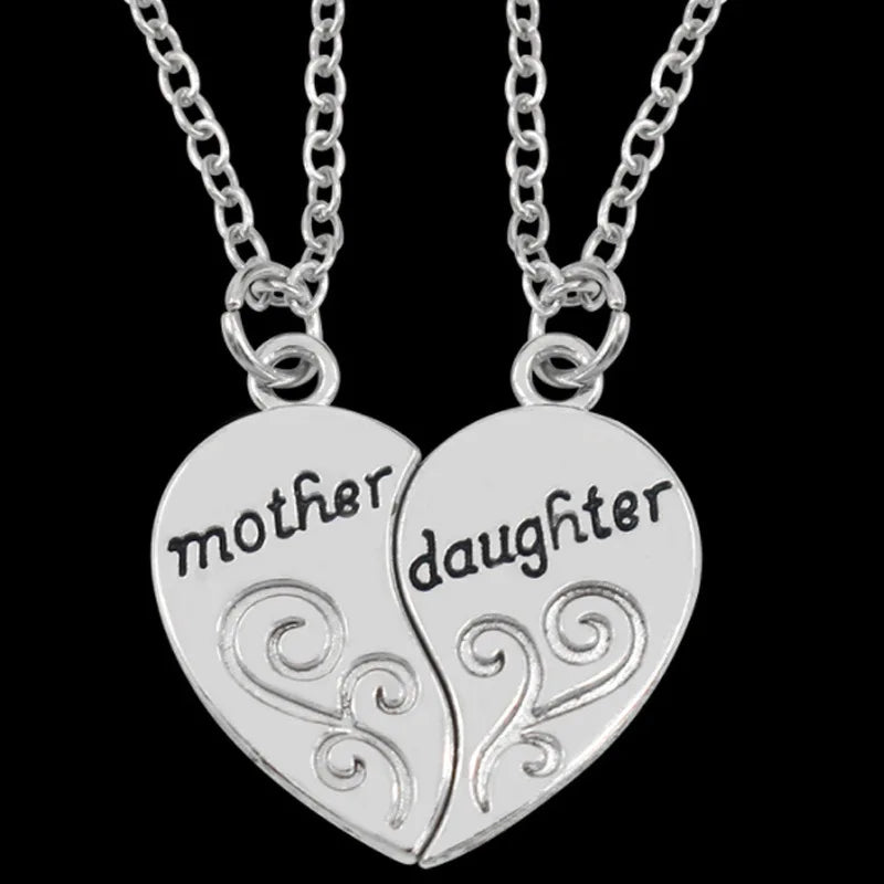 Mother & Daughter Connection Necklace | 2 necklaces 1 Heart ♡
