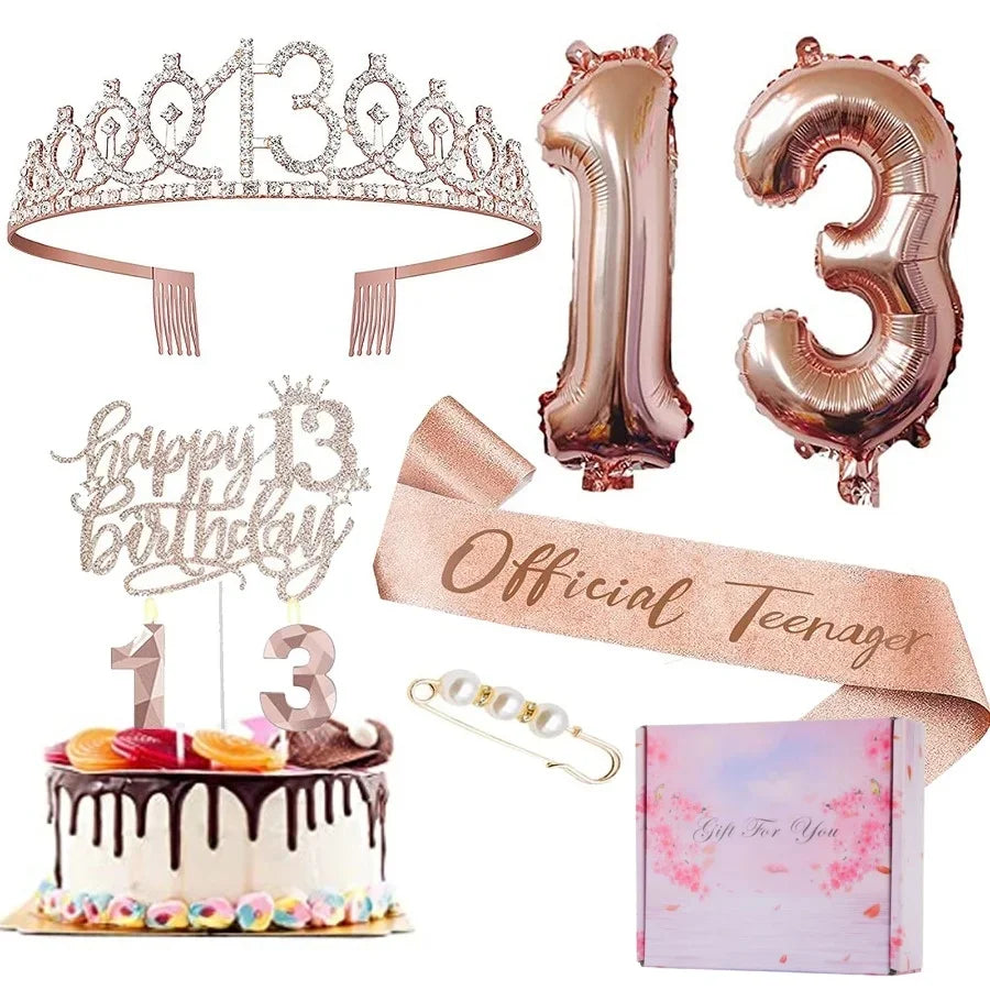 Full 8 Piece Birthday Set | For All Milestone Birthdays | 13-80