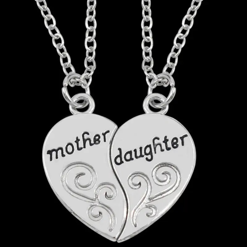 Mother & Daughter Connection Necklace | 2 necklaces 1 Heart ♡