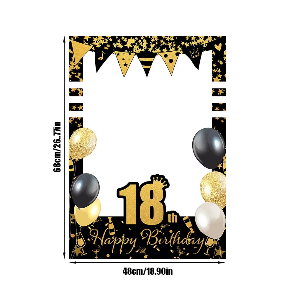 Milestone Birthday Selfie Frames