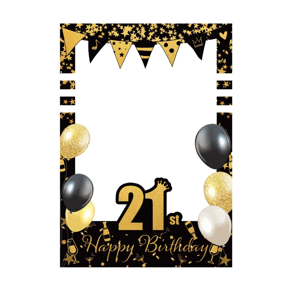 Milestone Birthday Selfie Frames