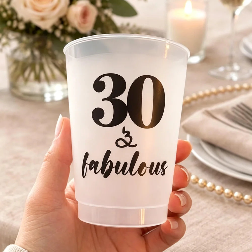 Birthday Frosted Cups