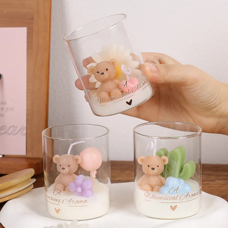 Handmade Teddy Bear Candles | Crafted with Love