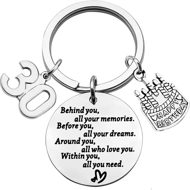 Sentimental Birthday Keyring