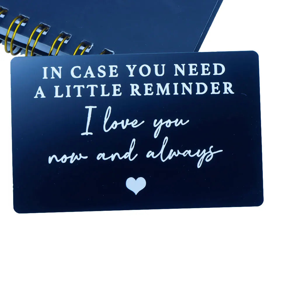 Sentimental Wallet Card Reminder | For Him