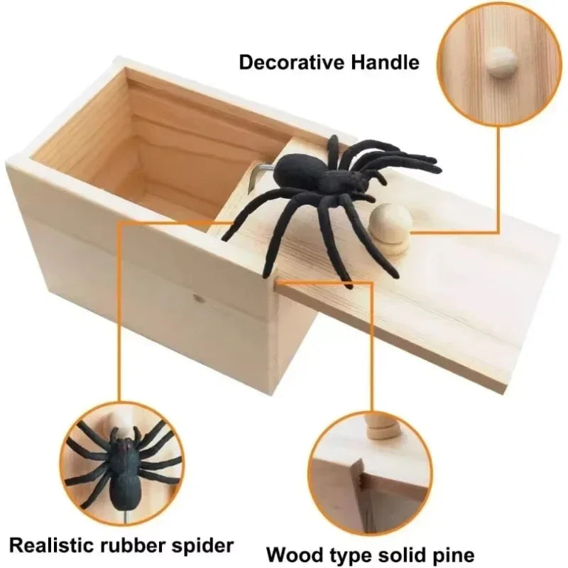 Realistic Pop Out Spider | Funny Gift Box Prank