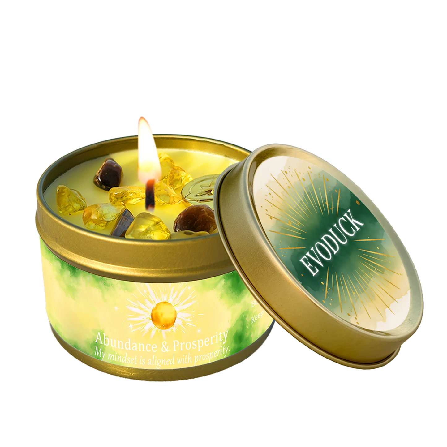 Positivity candles | Hidden Crystal Gems