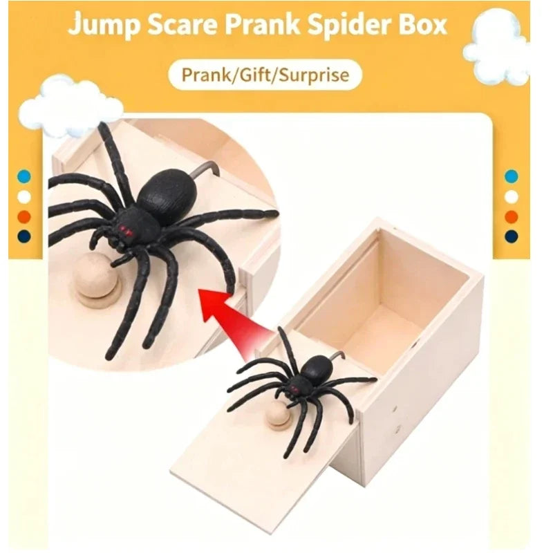 Realistic Pop Out Spider | Funny Gift Box Prank