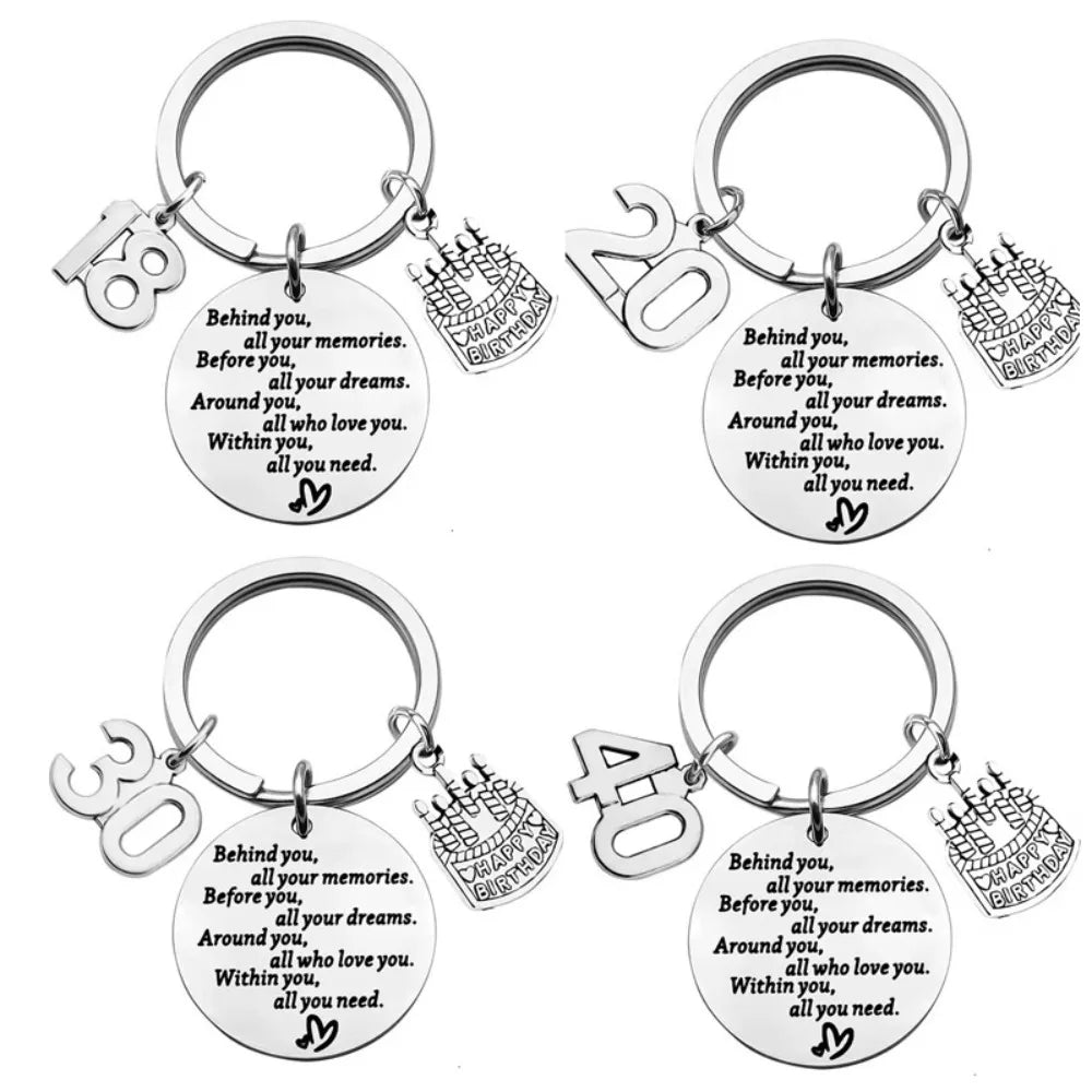 Sentimental Birthday Keyring