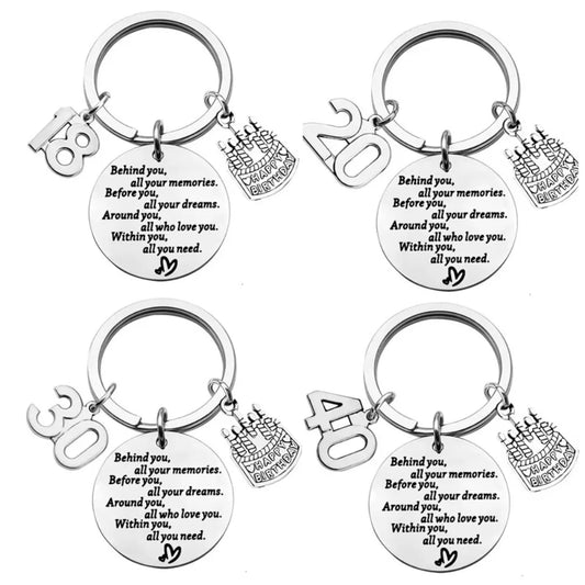 Sentimental Birthday Keyring