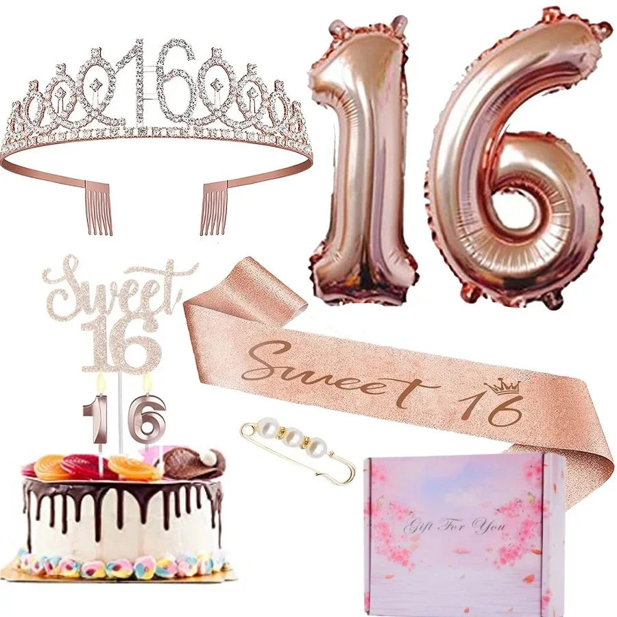 Full 8 Piece Birthday Set | For All Milestone Birthdays | 13-80