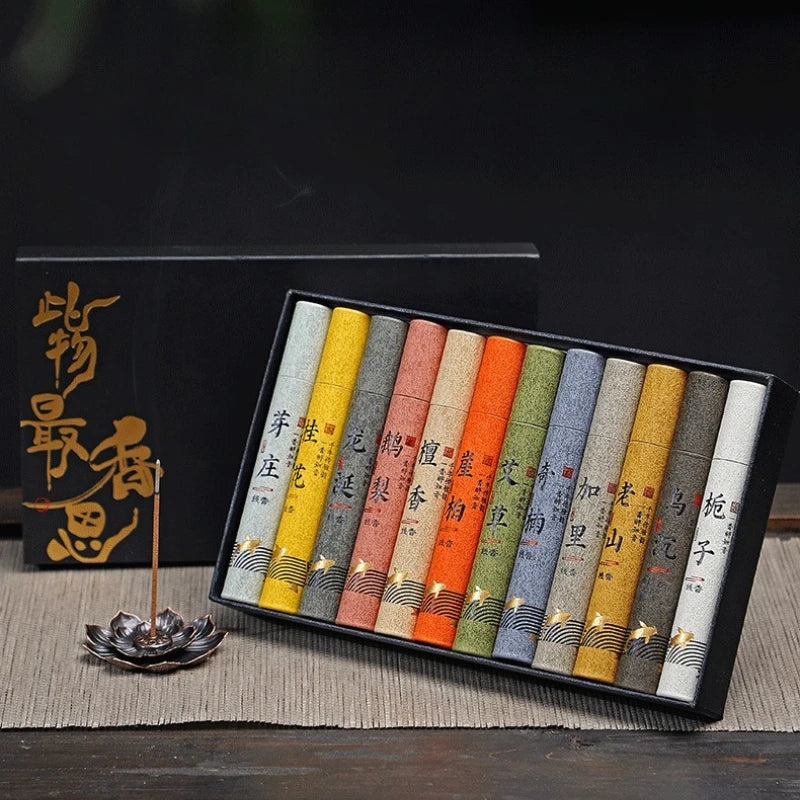 Aromatherapy 12 Luxury Japanese Natural Incense | Gift Set