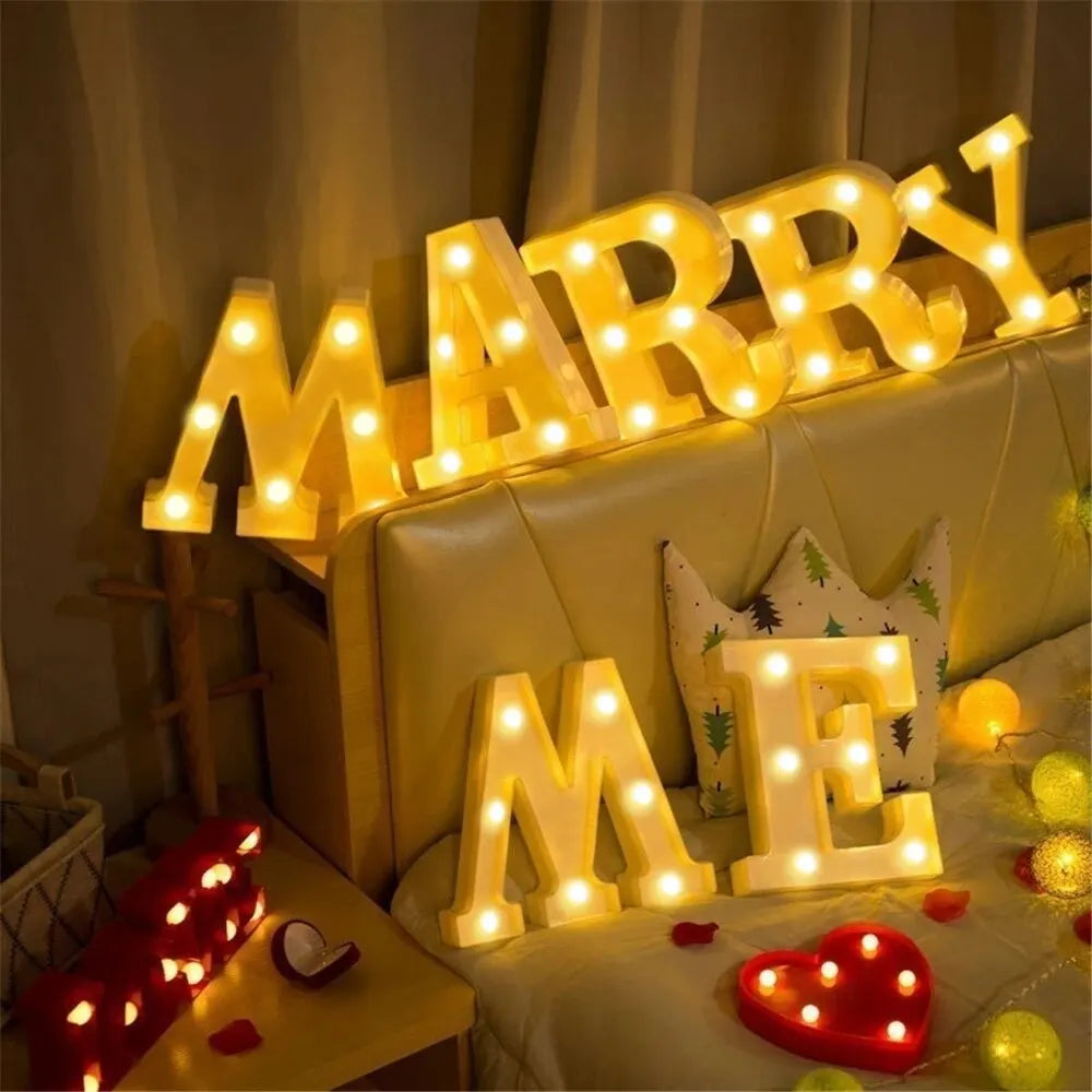 Birthday Number LED Lights | Table Decoration