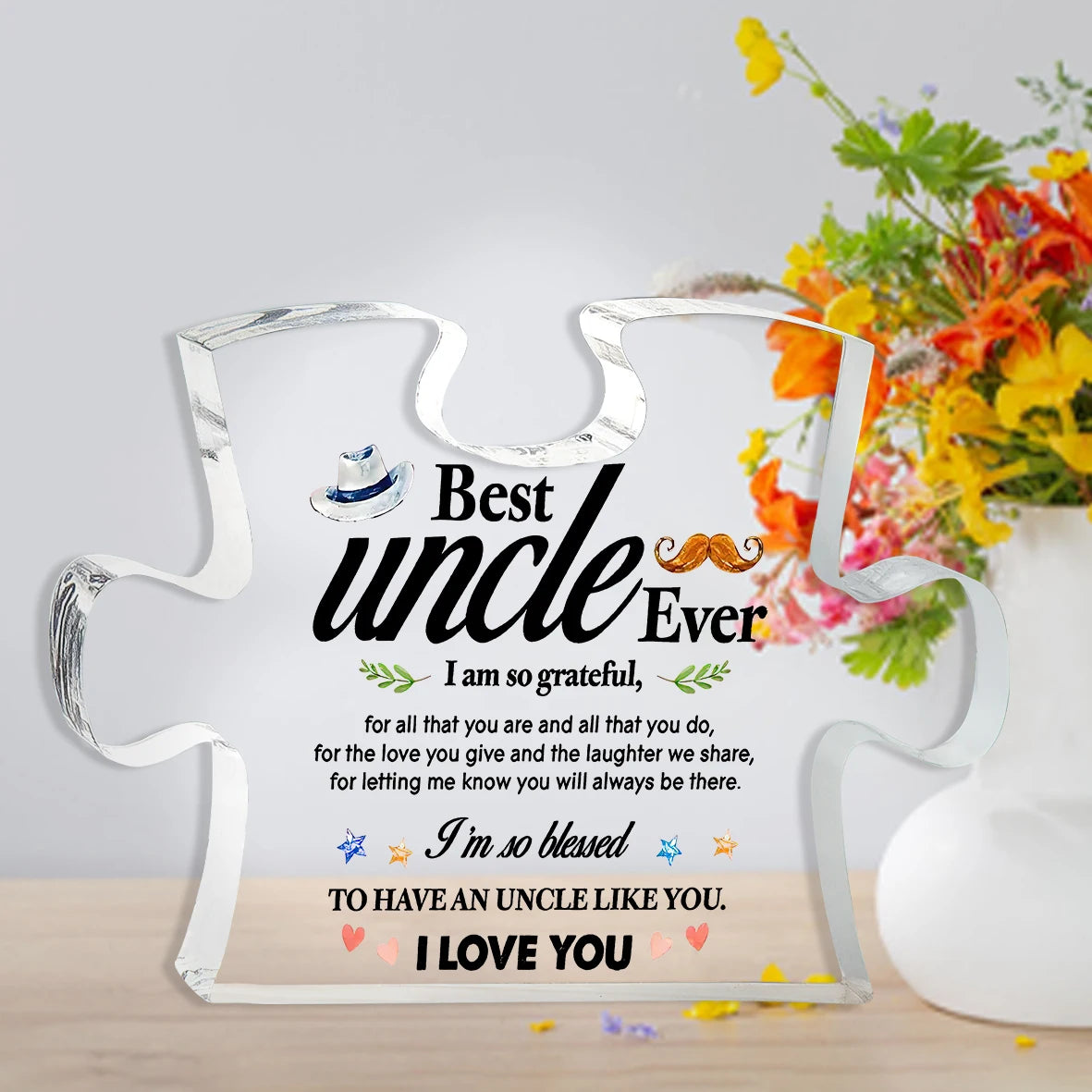 Sentimental Acrylic Piece | For Uncle