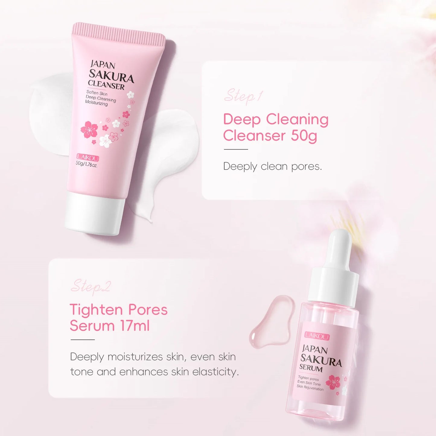 4 pcs Premium Japanese Skin Care Set