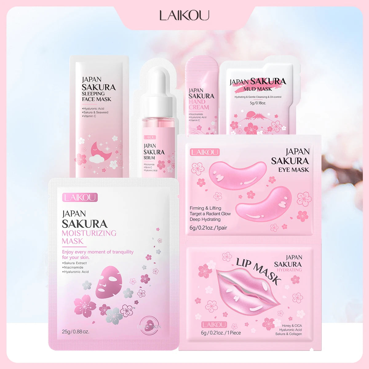 Relaxing Self Care Set  for Busy Mums | LAIKOU Japan Sakura
