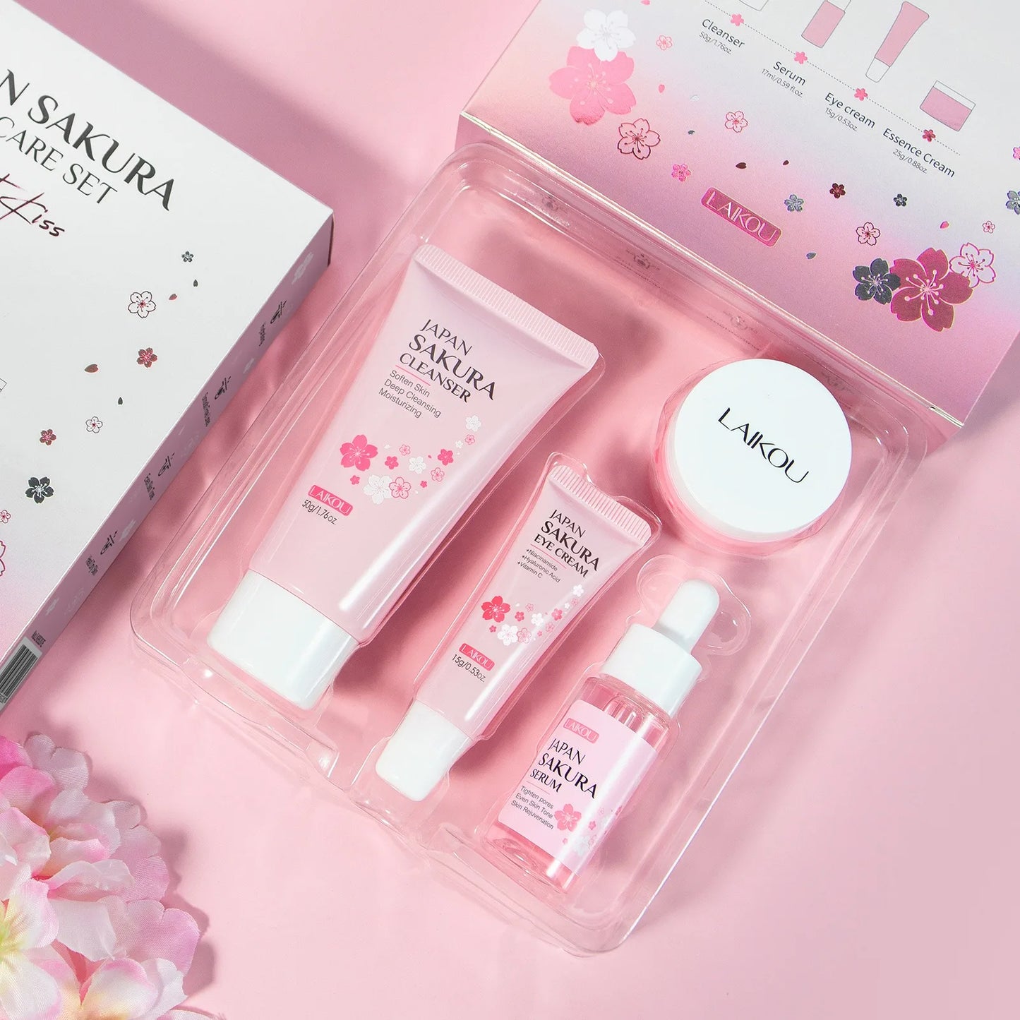 4 pcs Premium Japanese Skin Care Set