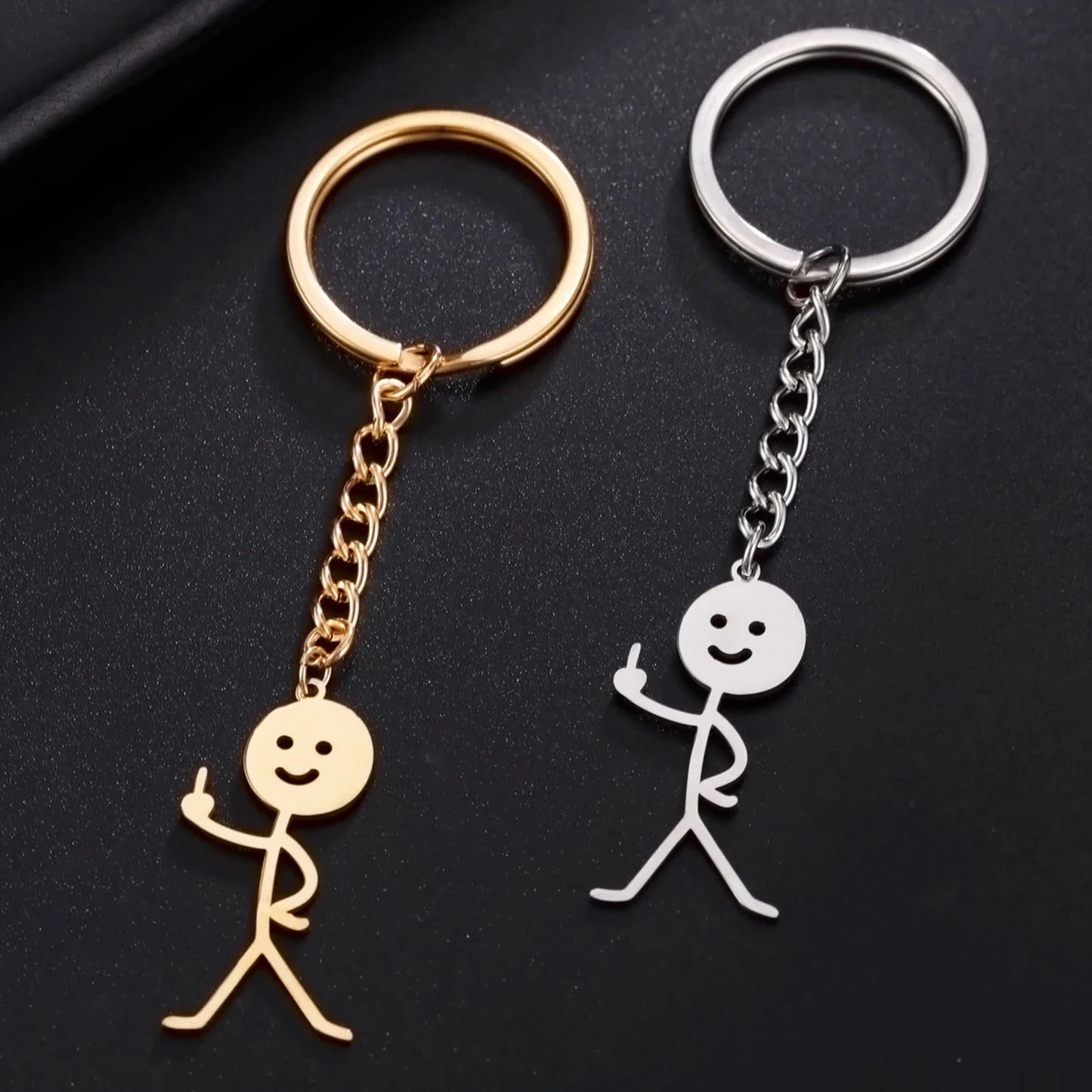 The Fk u Stick Man | Funny Key Rings
